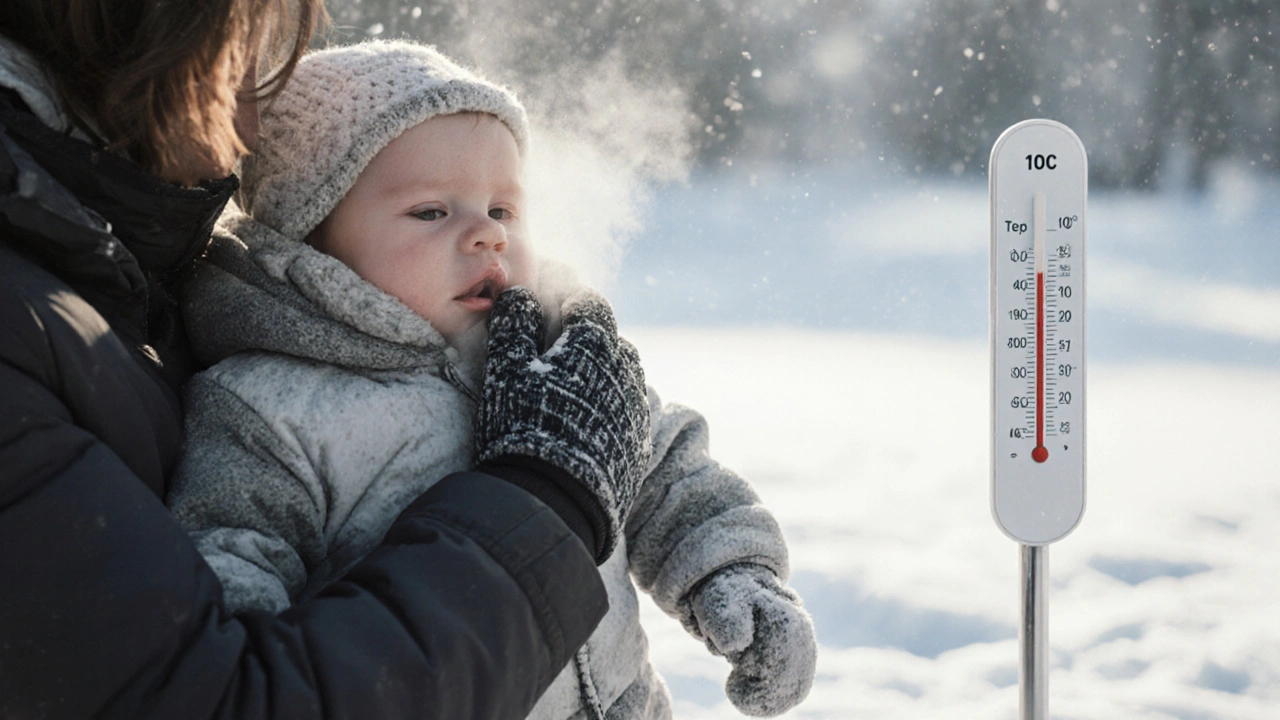 Jak dlouho může být miminko v mrazu bez rizika pro zdraví?