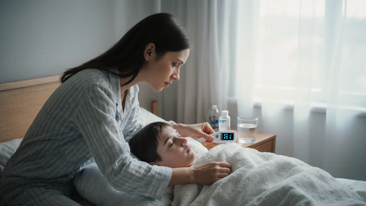 Jak snížit vysokou horečku u dítěte: praktické kroky, co dělat a co vynechat