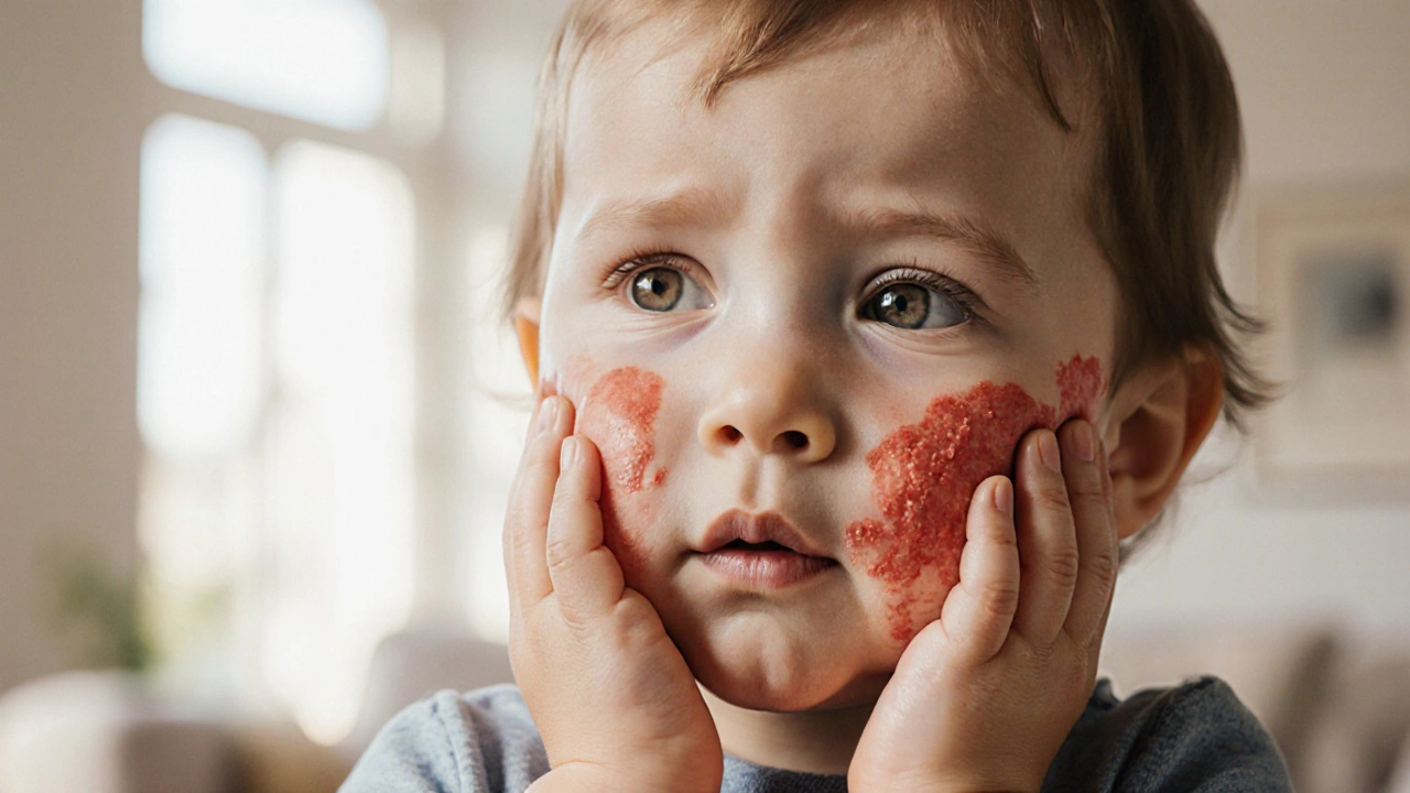 Jak vypadá vyrážka u páté nemoci u dětí - příznaky, průběh a co dělat