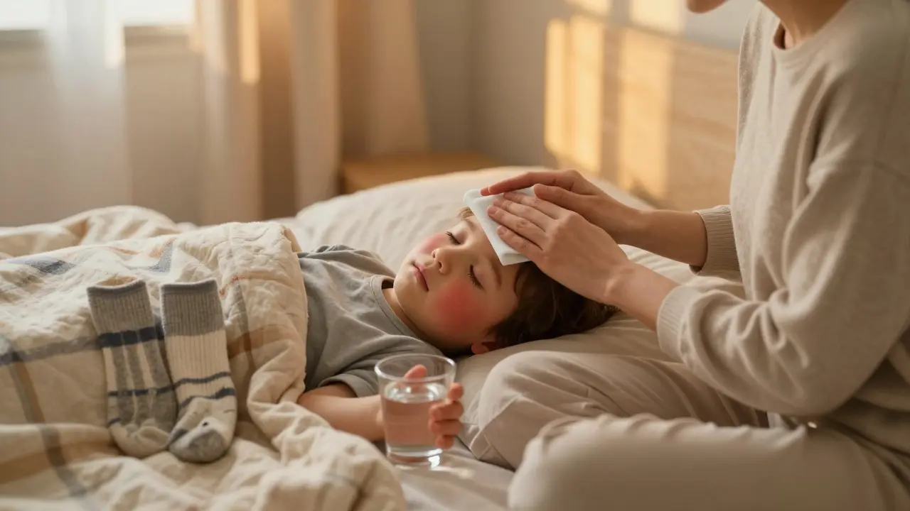 Co je dobré na zimnici u dětí? Praktické rady, které skutečně pomáhají