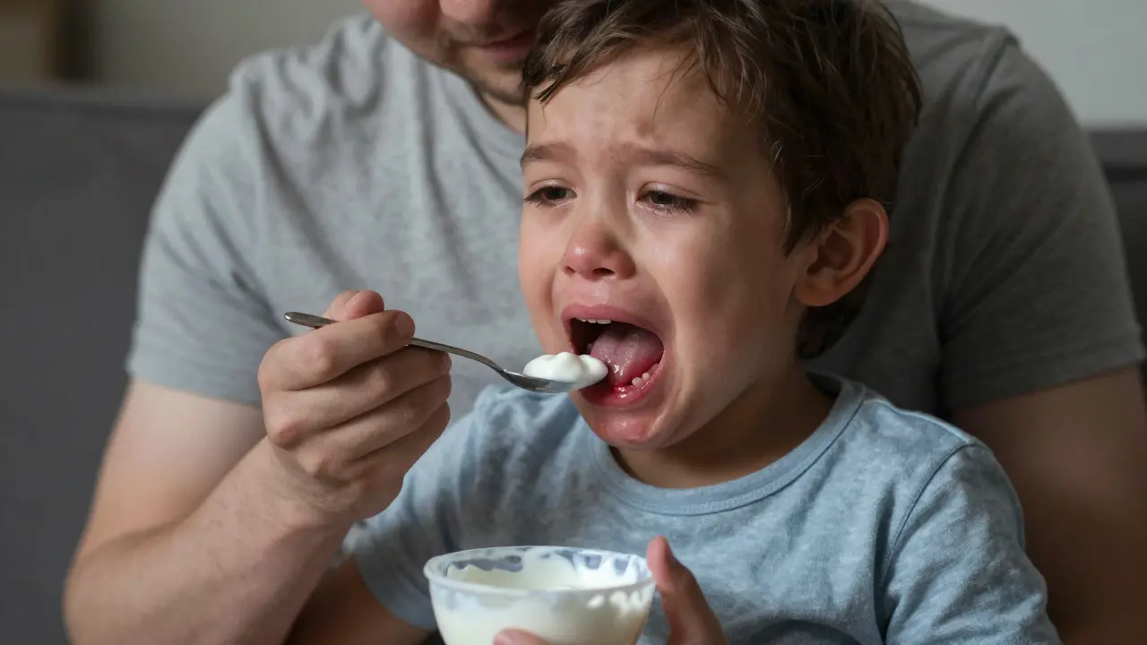 Jak se projevuje nechutenství u syndromu ruka-noha-ústa u dětí?