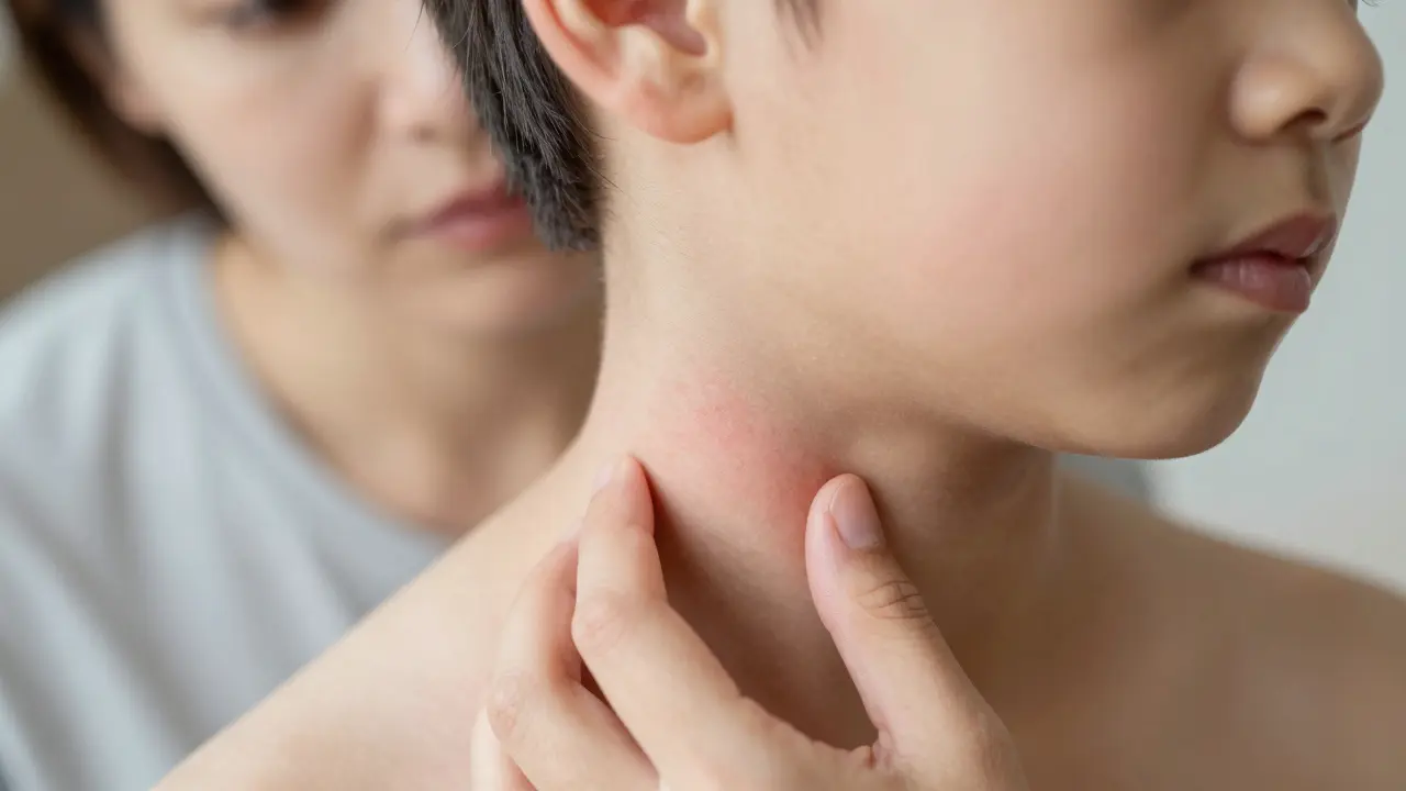 Co znamená vyrážka na krku? Zarděnky a jiné příčiny