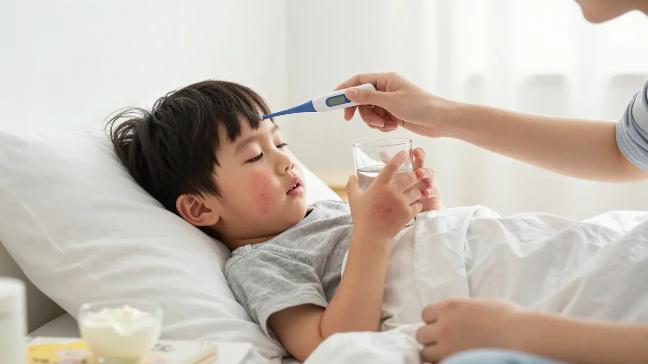 Jak dlouho může být zvýšená teplota u dětí s syndromem ruka-noha-ústa?