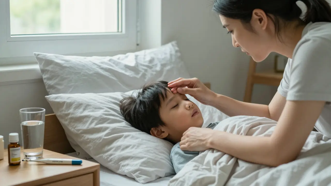 Jak se co nejrychleji zbavit teploty u dítěte - praktické tipy pro třídenní horečku