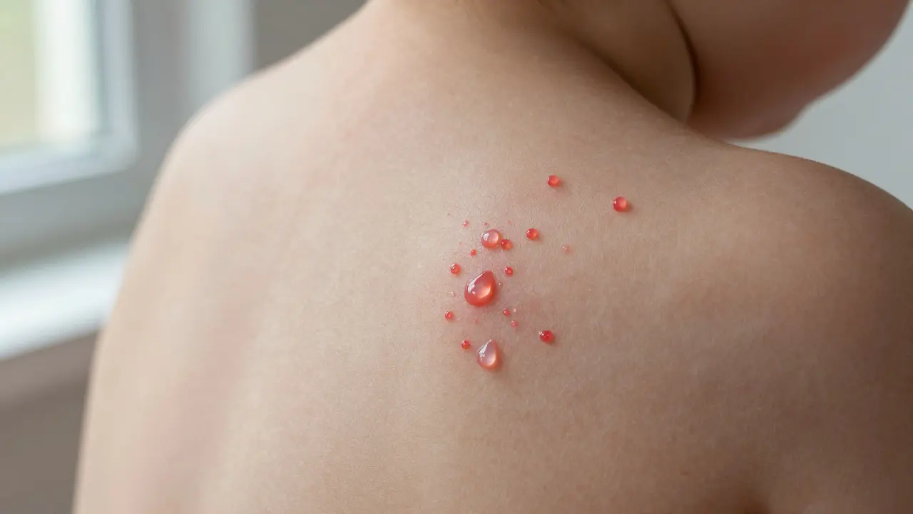 Jak vypadají pupínky neštovic a jak je poznat od zardenky?