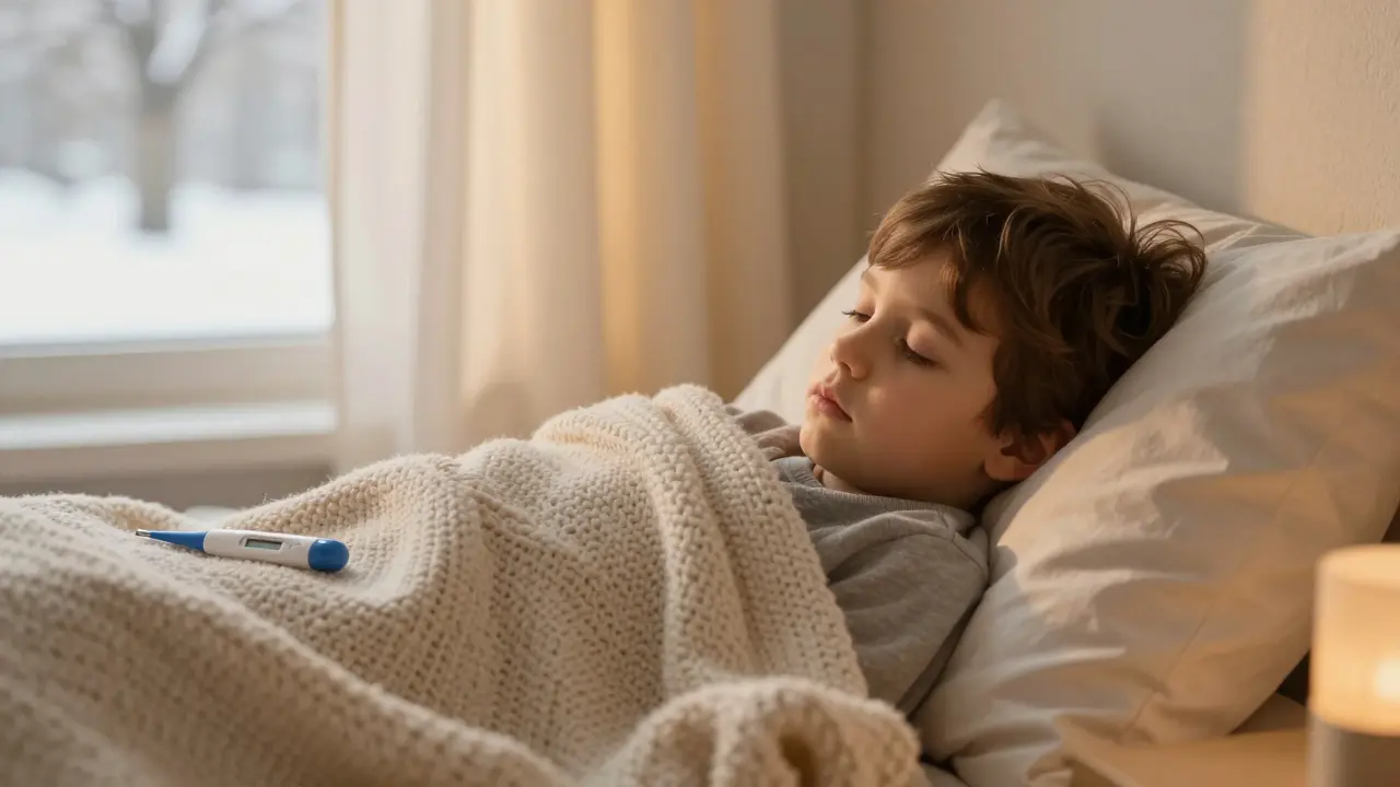 Kdy s dětmi nechodit ven? Pravidla pro procházky při horečce a nemocích