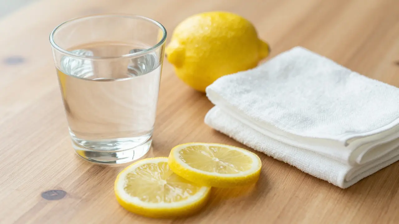Domácí prostředky: voda, citrony a teplý obklad
