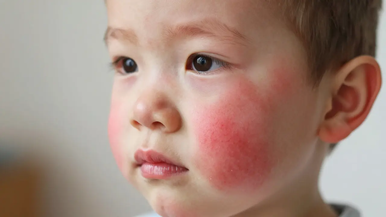 Jak léčit spálu (infekční erytém): Symptomy, péče a kdy volat lékaře