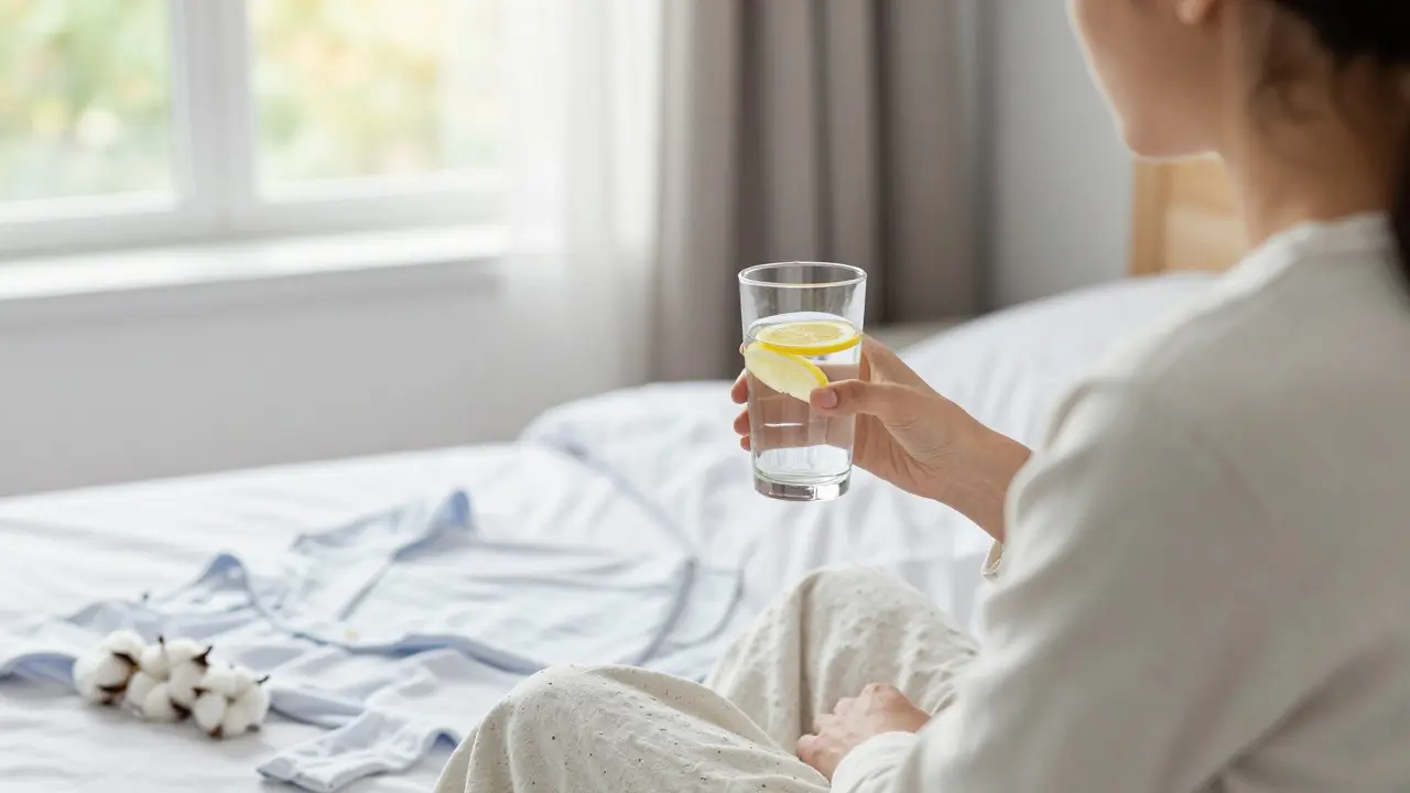 Hydratace a odpočinek během rekonvalescence