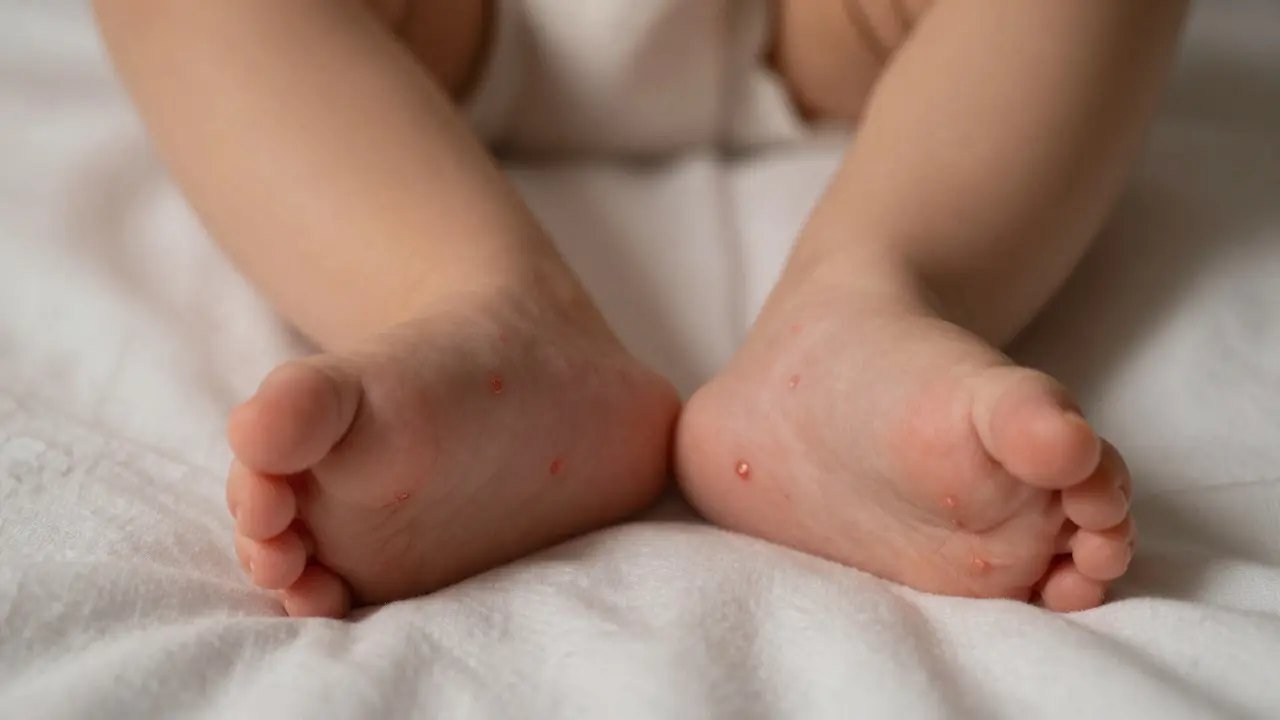 Jak vypadá ruka, noha, pusa? Průvodce příznaky dětských nemocí