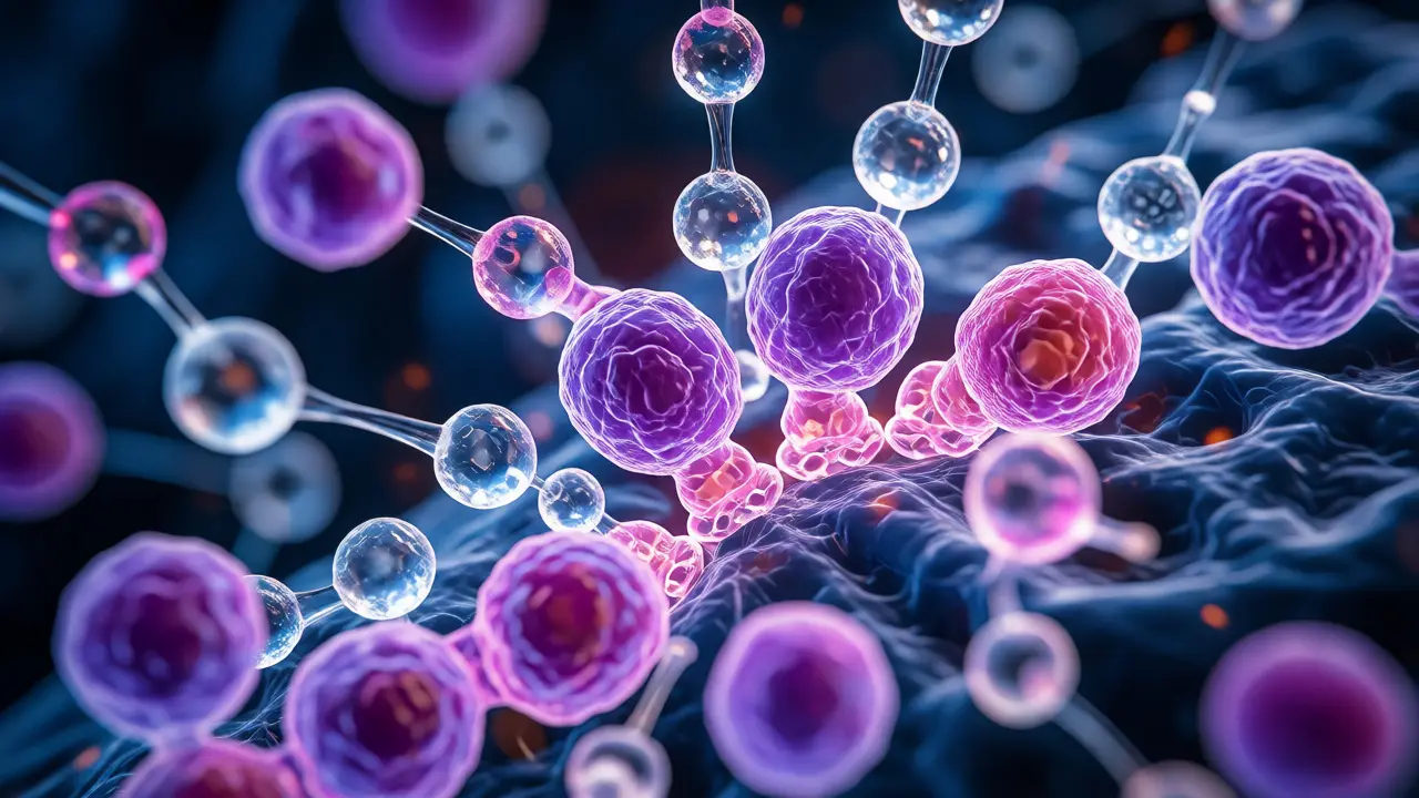 Makro pohled na antibiotika ničící bakterie streptokoka v těle